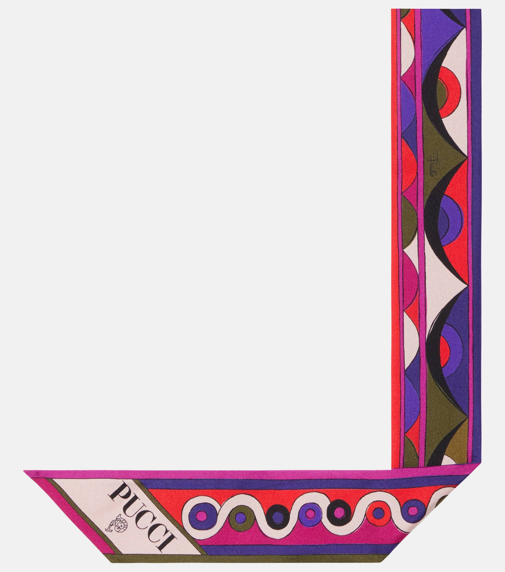 Iride silk twill scarf - 5