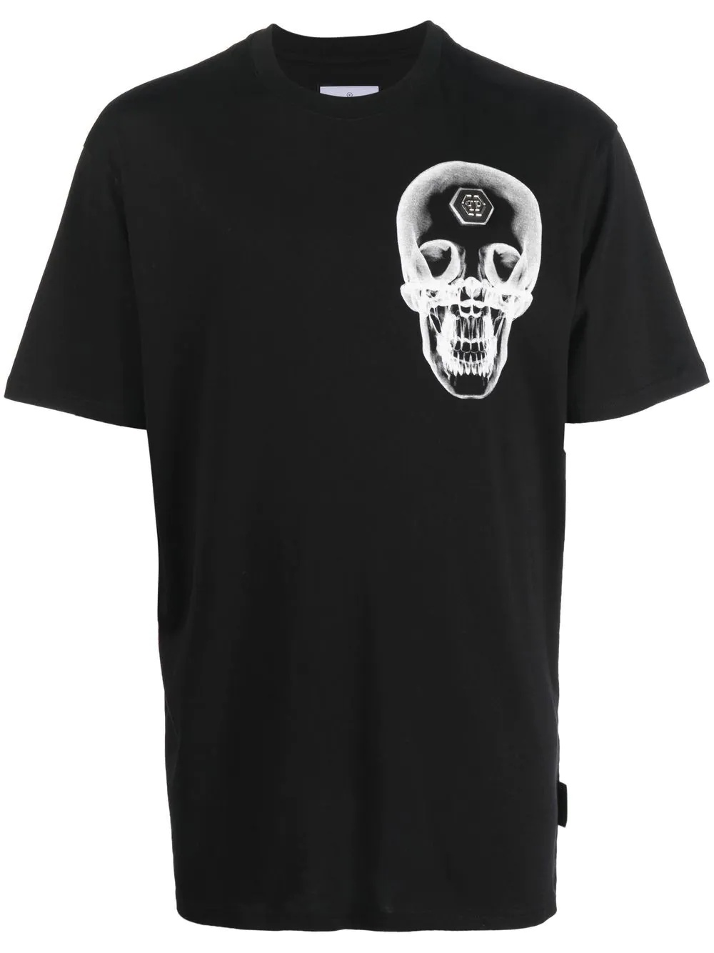 skull-print short-sleeve T-shirt - 1