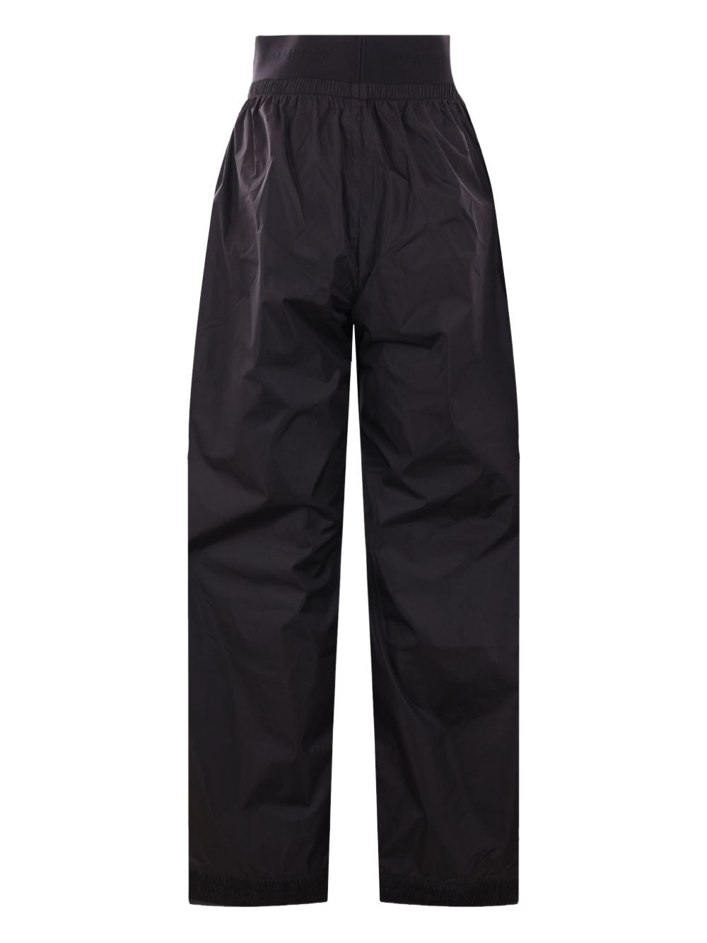 elastic-waistband nylon trousers - 2