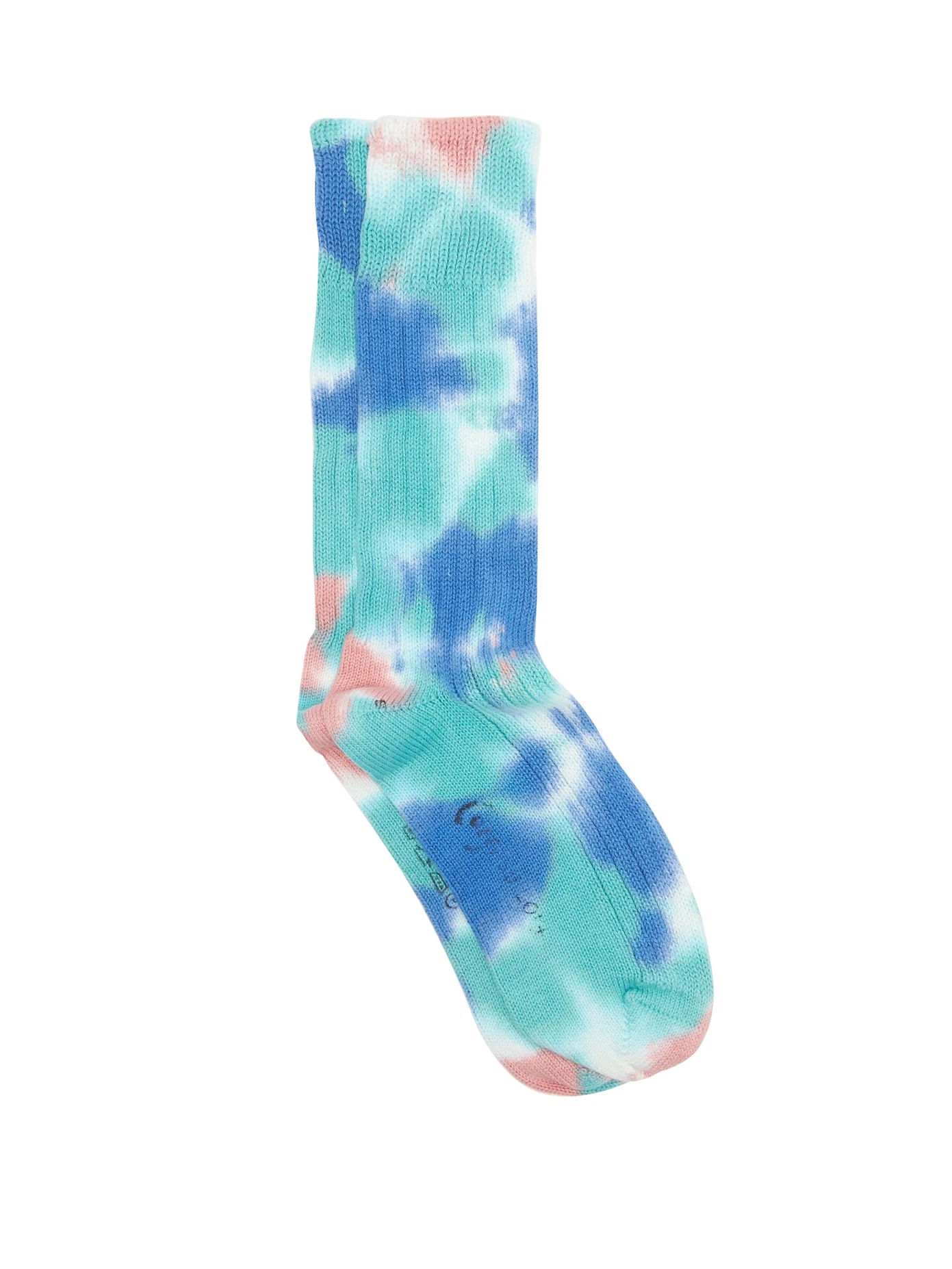 X Corgi tie-dye cotton socks - 1