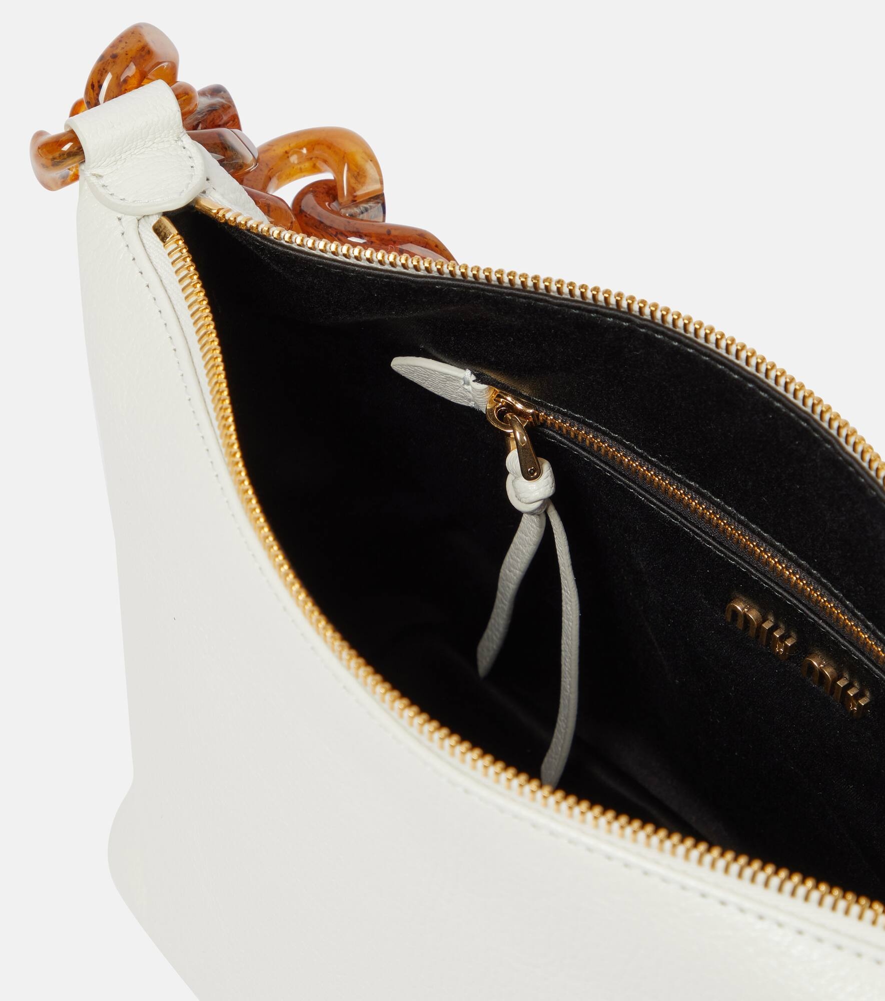 Miu Spirit leather shoulder bag - 3
