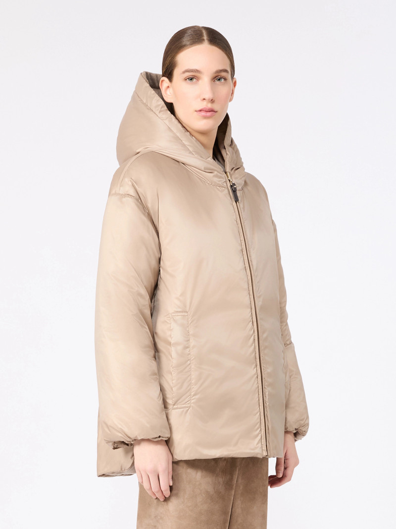 CLOWN Reversible cashmere puffer jacket - CLAY 6