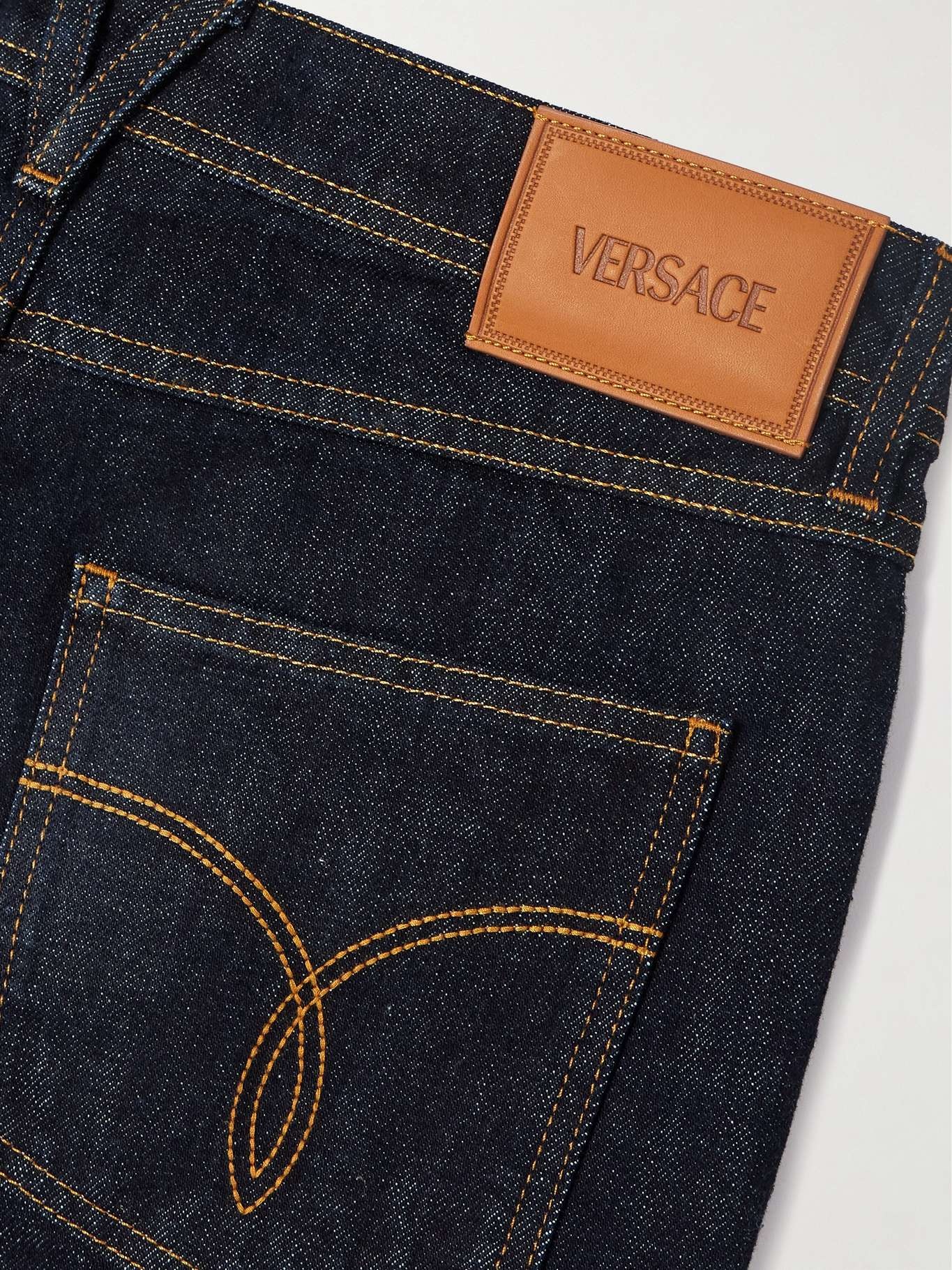 Embellished cropped high-rise straight-leg jeans - 7