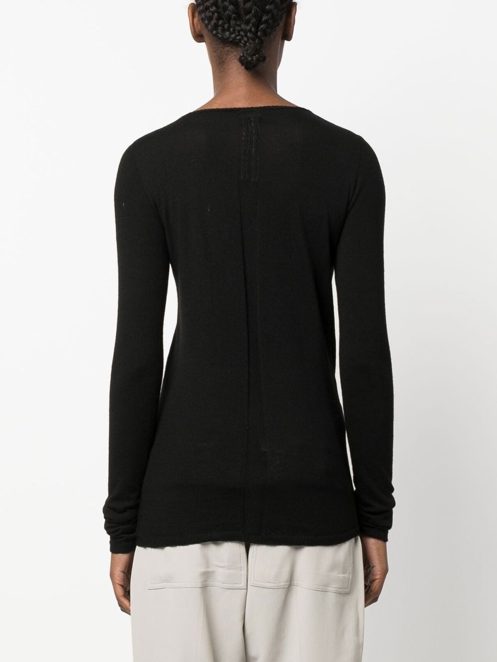 boat-neck cashmere jumper - 7
