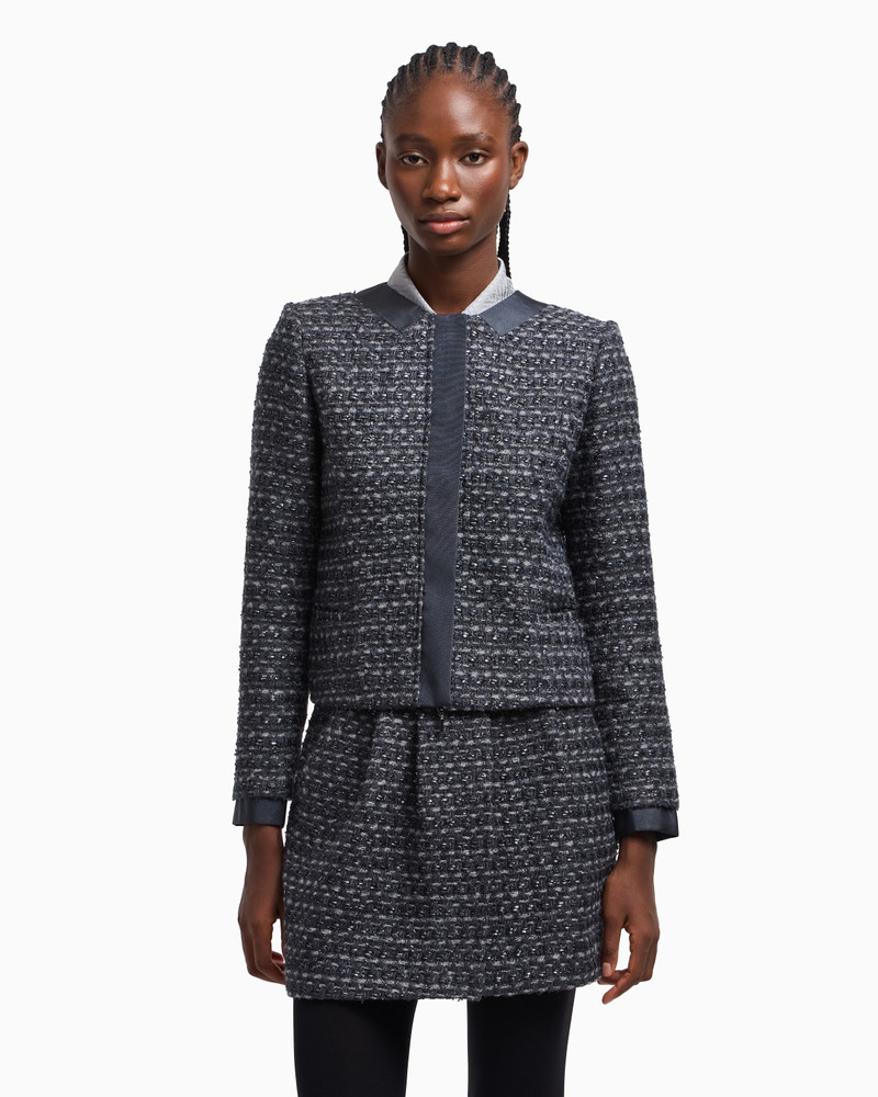 EMPORIO ARMANI LUREX TWEED JACKET outlook