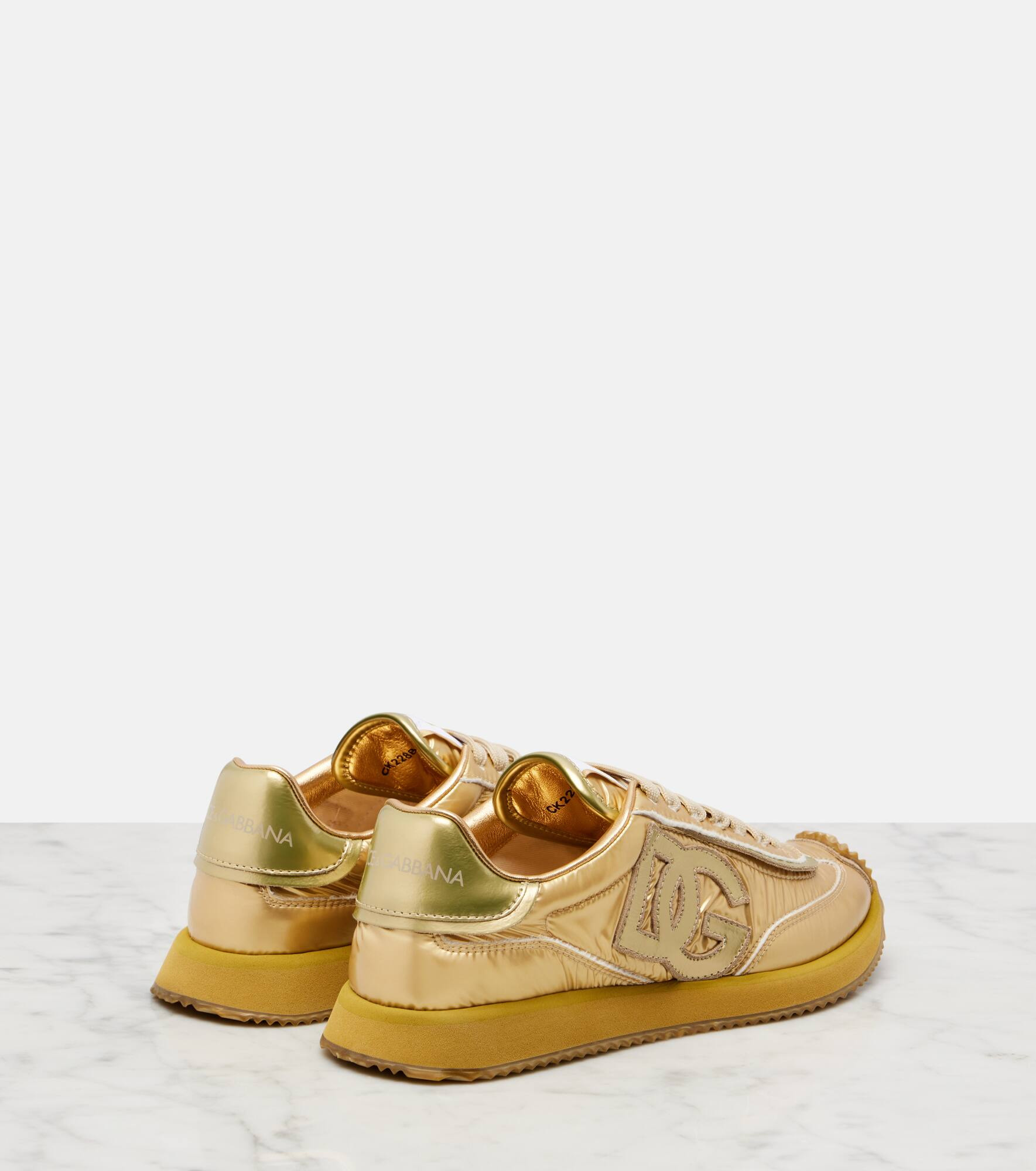DG Cushion metallic leather sneakers - 2