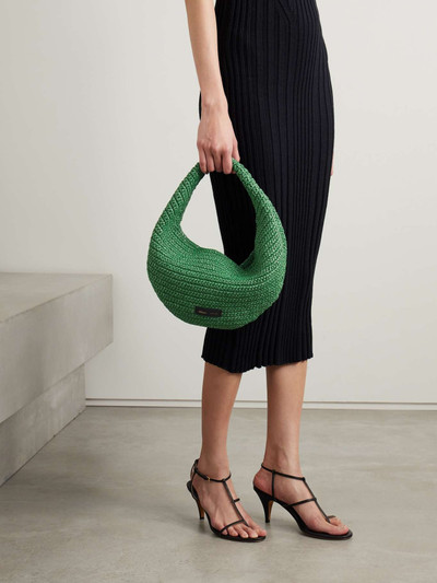 KHAITE Olivia medium raffia shoulder bag outlook