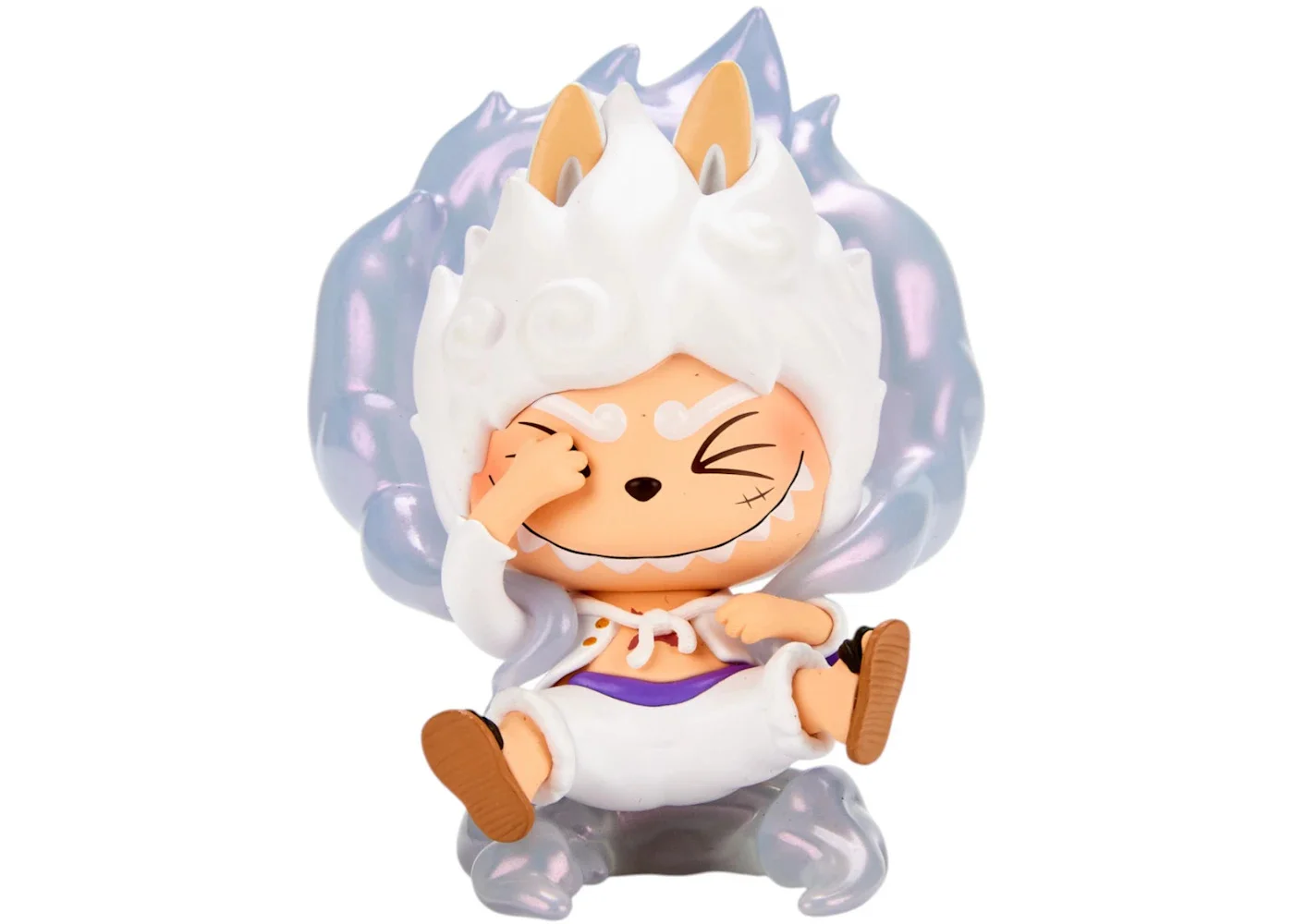 Pop Mart Labubu The Monsters x One Piece Series Monkey.D.Luffy Gear 5 (Secret Edition) Figure - 1