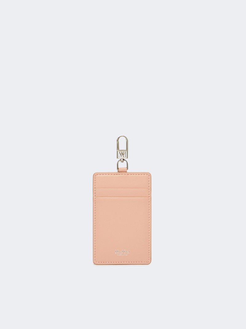 EASYHOLDER Leather badge holder - PINK 1