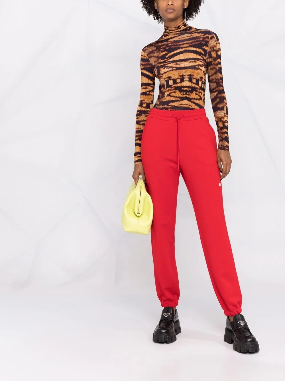 drawstring logo-print joggers - 2