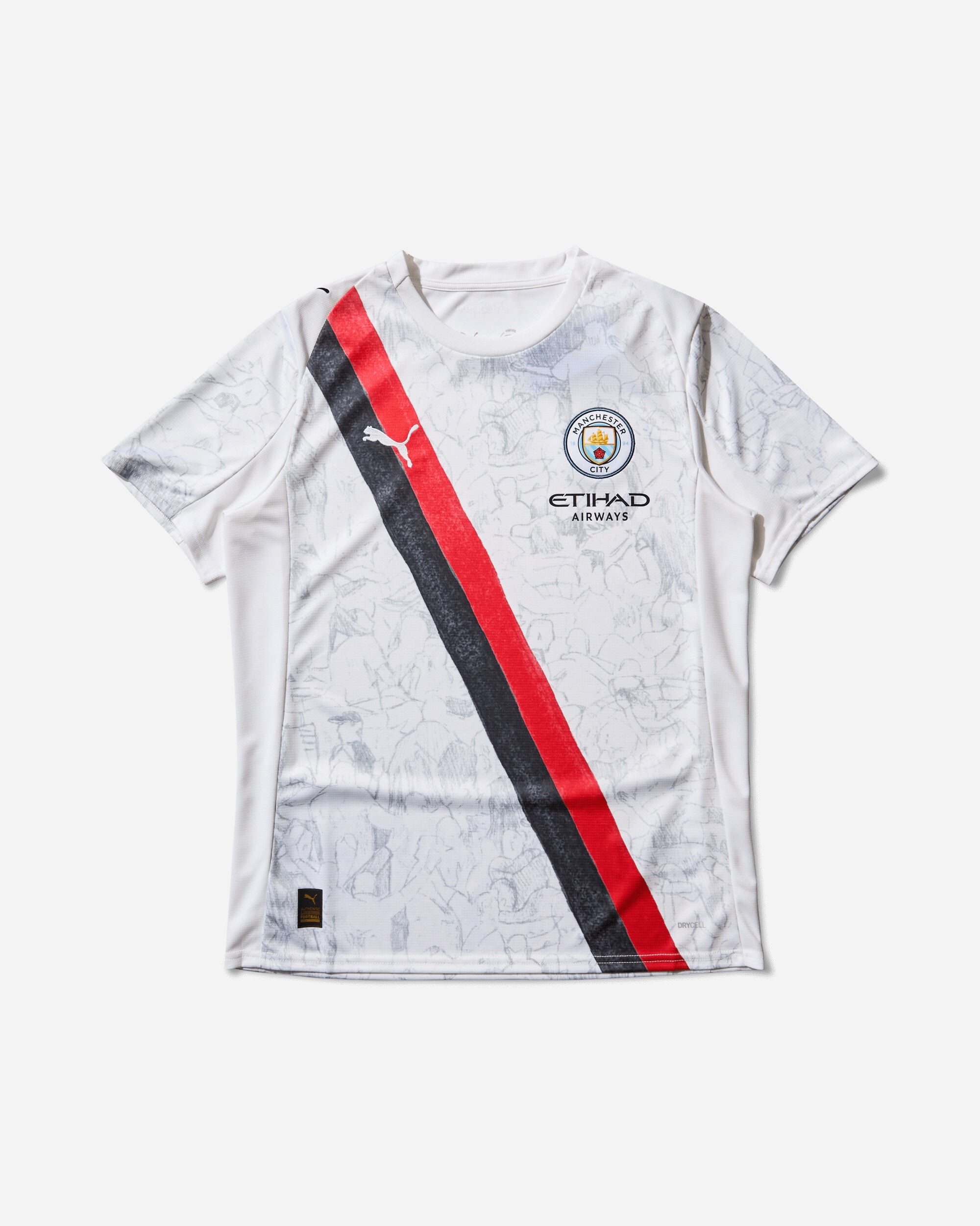 Men's KidSuper MANCHESTER CITY Jersey Replica White / Black - 1