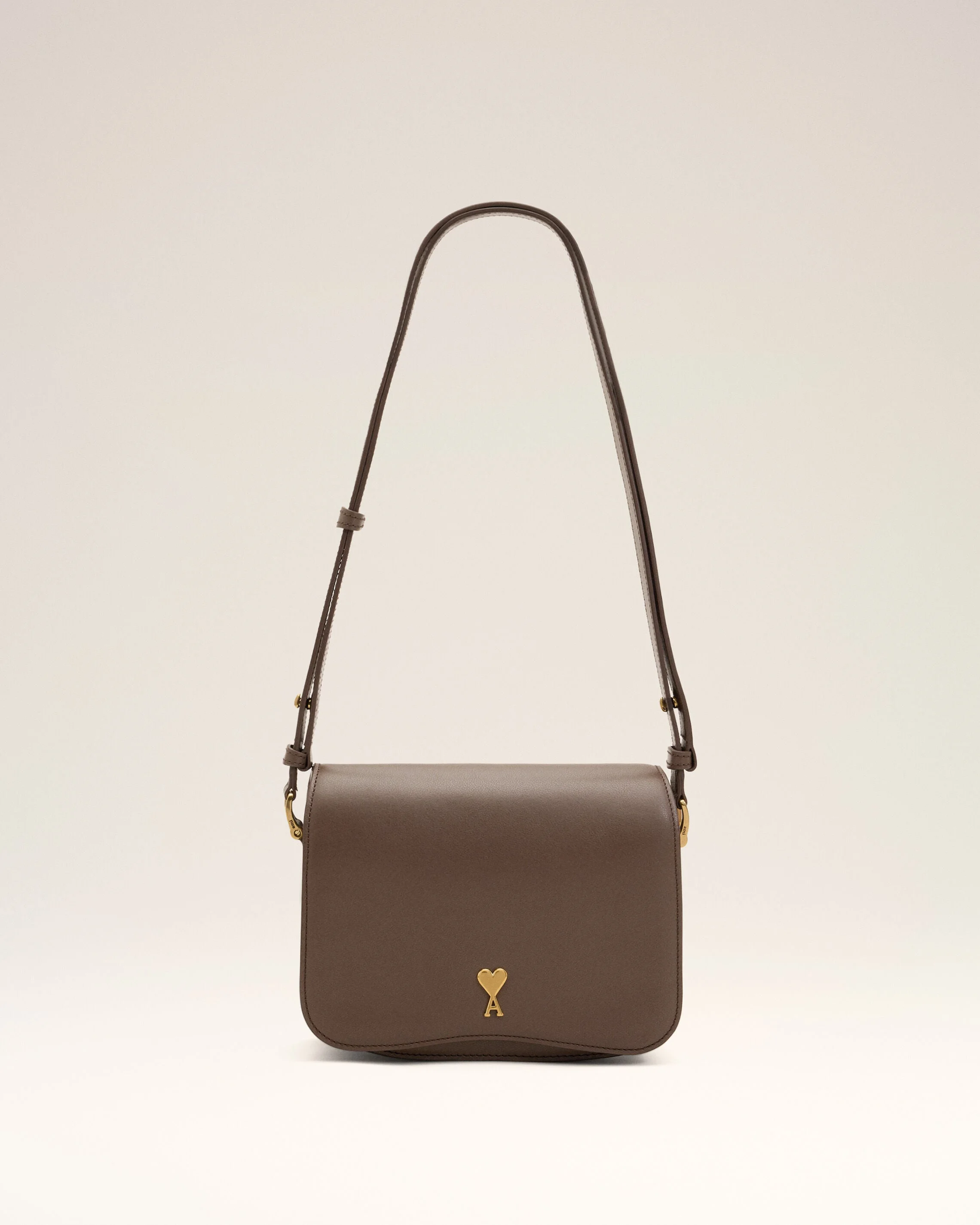 BROWN COWHIDE LEATHER PARIS PARIS BAG - 1