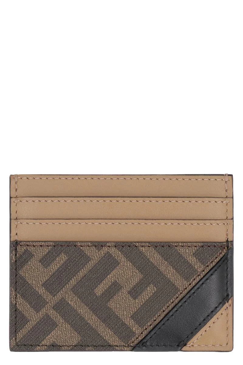FENDI COATED CANVAS CARD HOLDER - 1