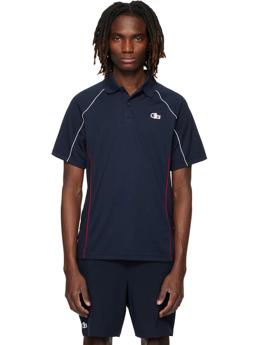 Navy French Tennis Team Polo - 1