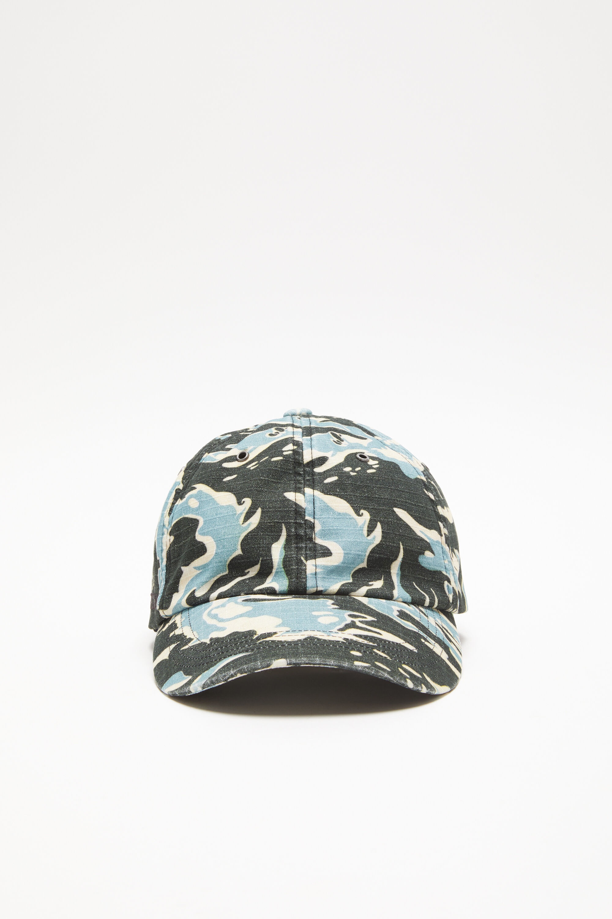 Printed cap - Black/blue - 1