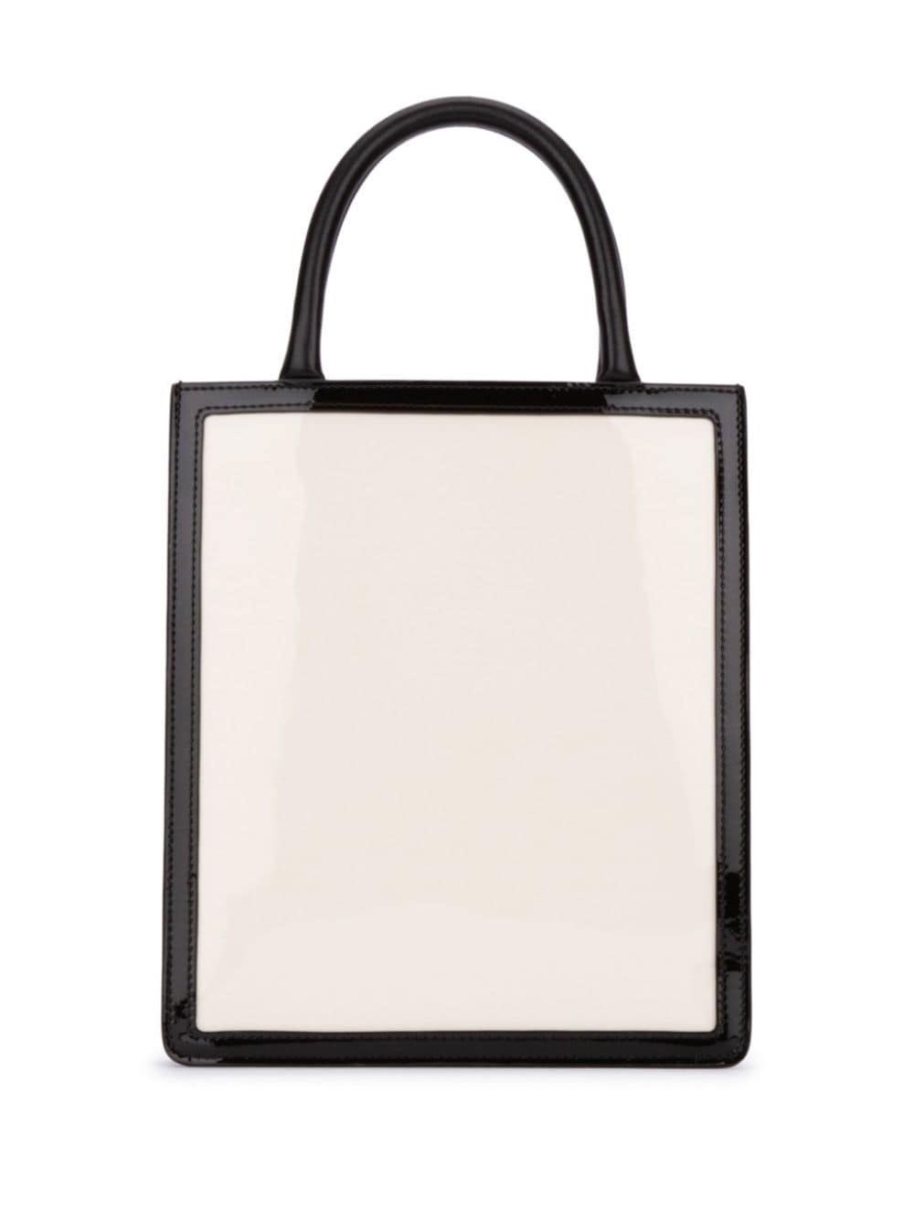 leather tote bag - 2