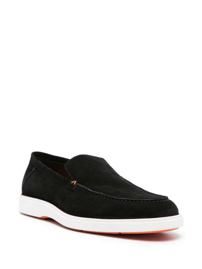 Santoni Drain suede loafers outlook