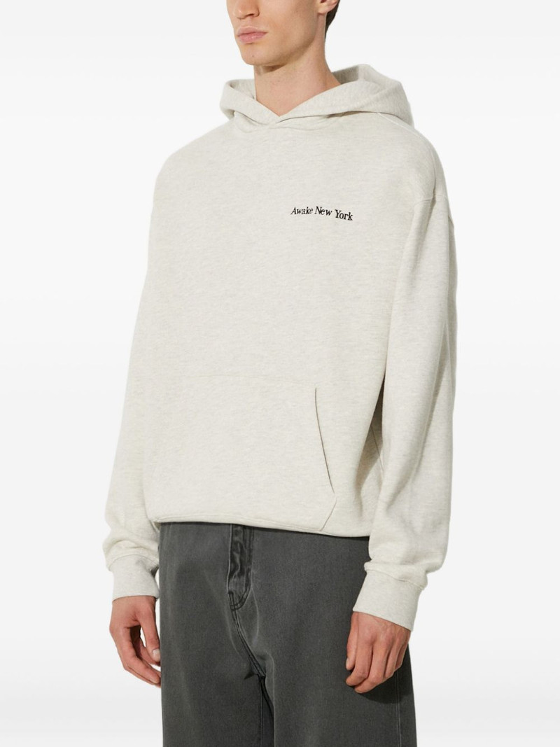 AWAKE NY logo-embroidered hoodie outlook