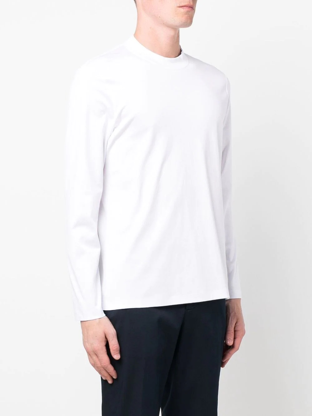 long-sleeve cotton T-shirt - 3
