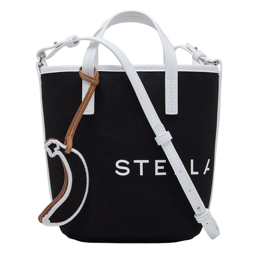 【送料&関税込】Stella McCartney Bucket Bag Eco Salt And Pep Stella McCartney - Salt and Pepper Eco Canvas Tote Bag