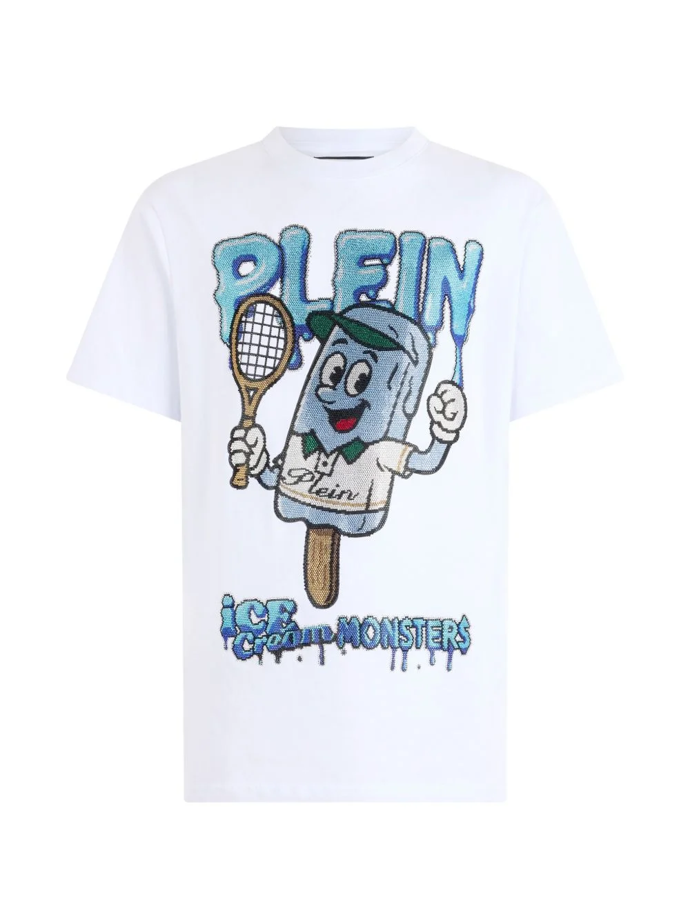 round neck tennis T-shirt - 1