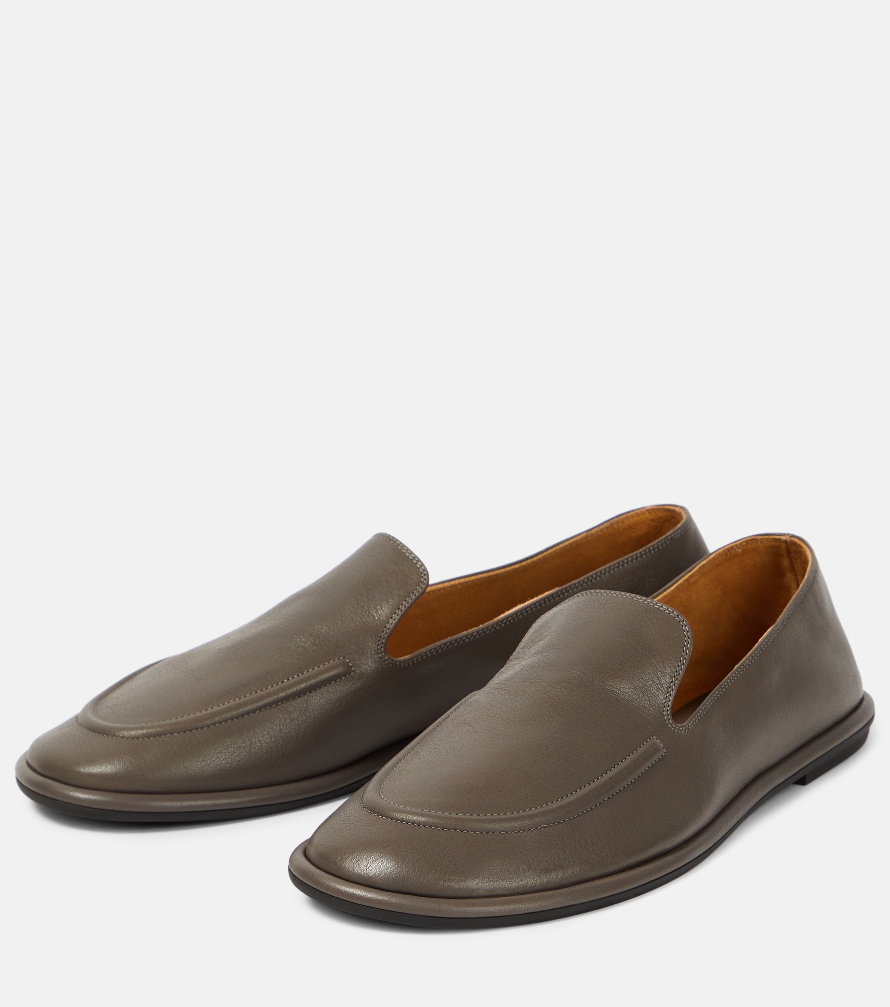 Canal leather loafers - 5