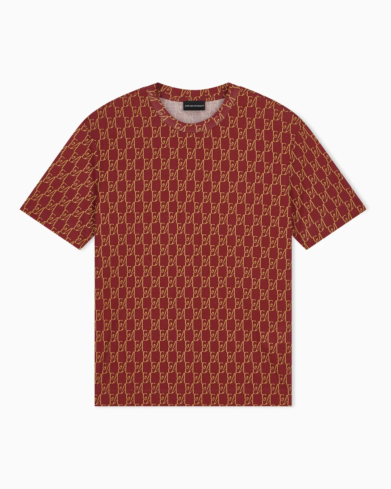 T-SHIRT IN LYOCELL AND COTTON JERSEY WITH REGULAR FIT - 1