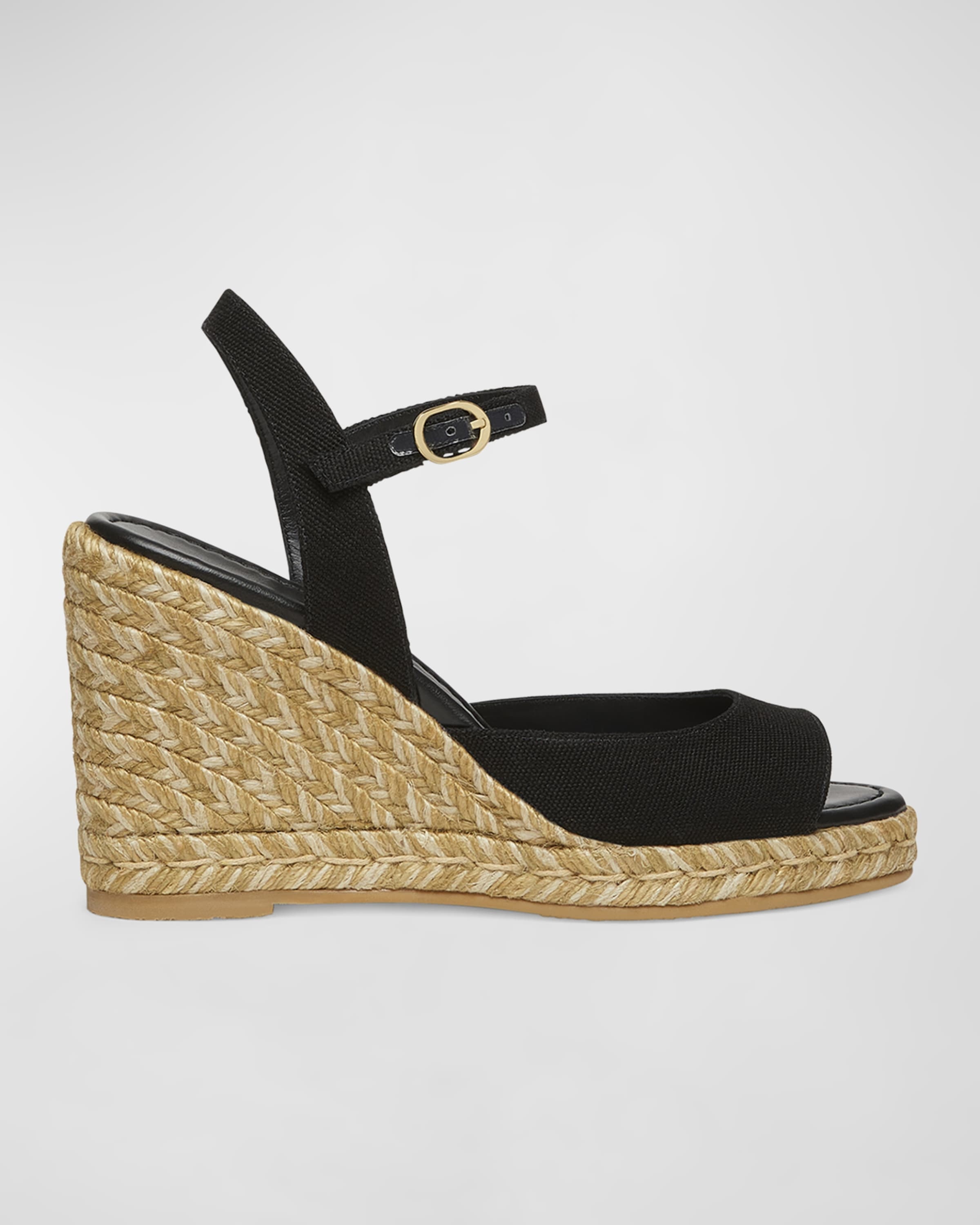 Tia Cotton Wedge Espadrille Sandals - 1