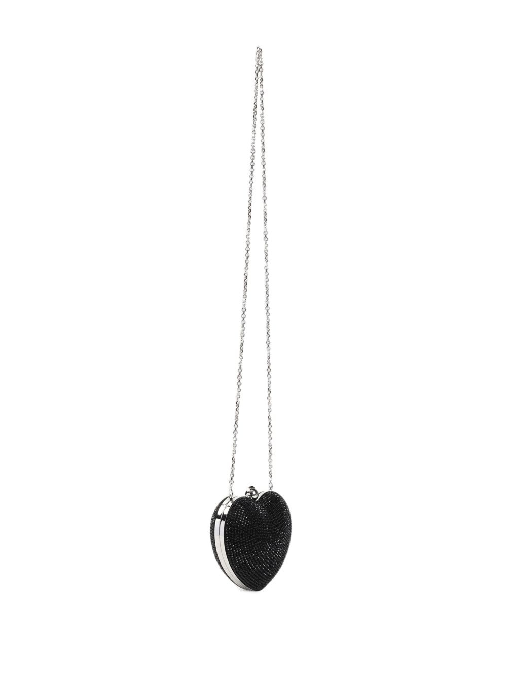 crystal heart clutch bag - 2
