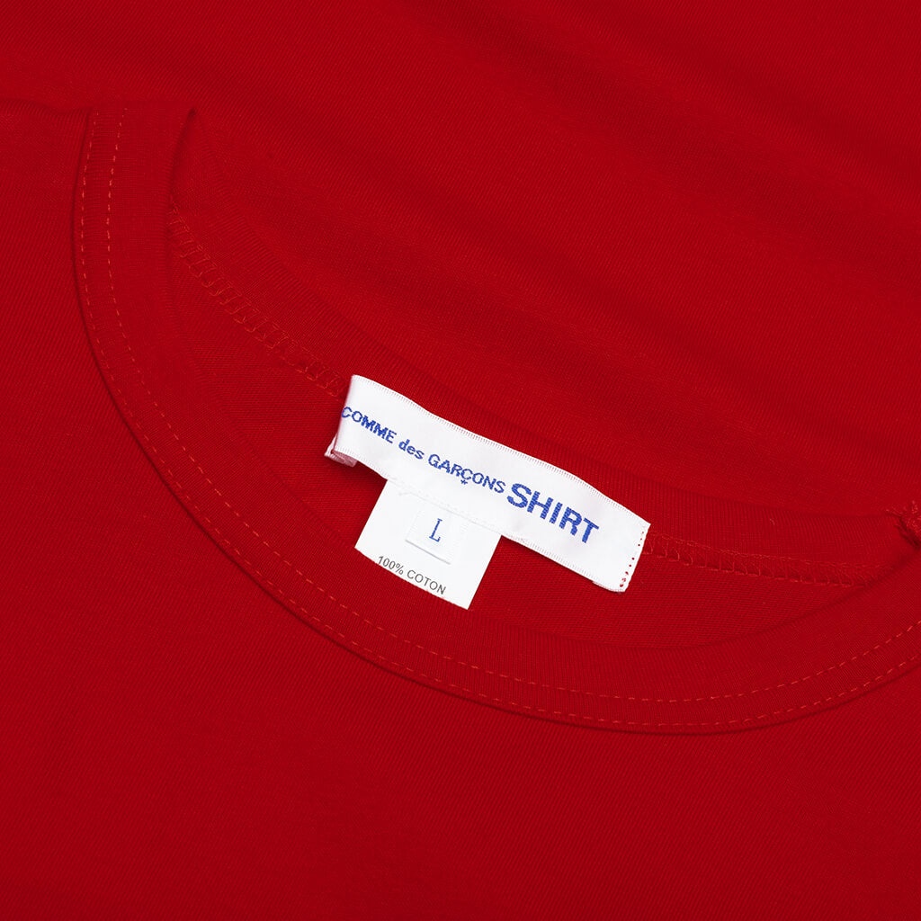 BACK LOGO S/S TEE - RED - 3