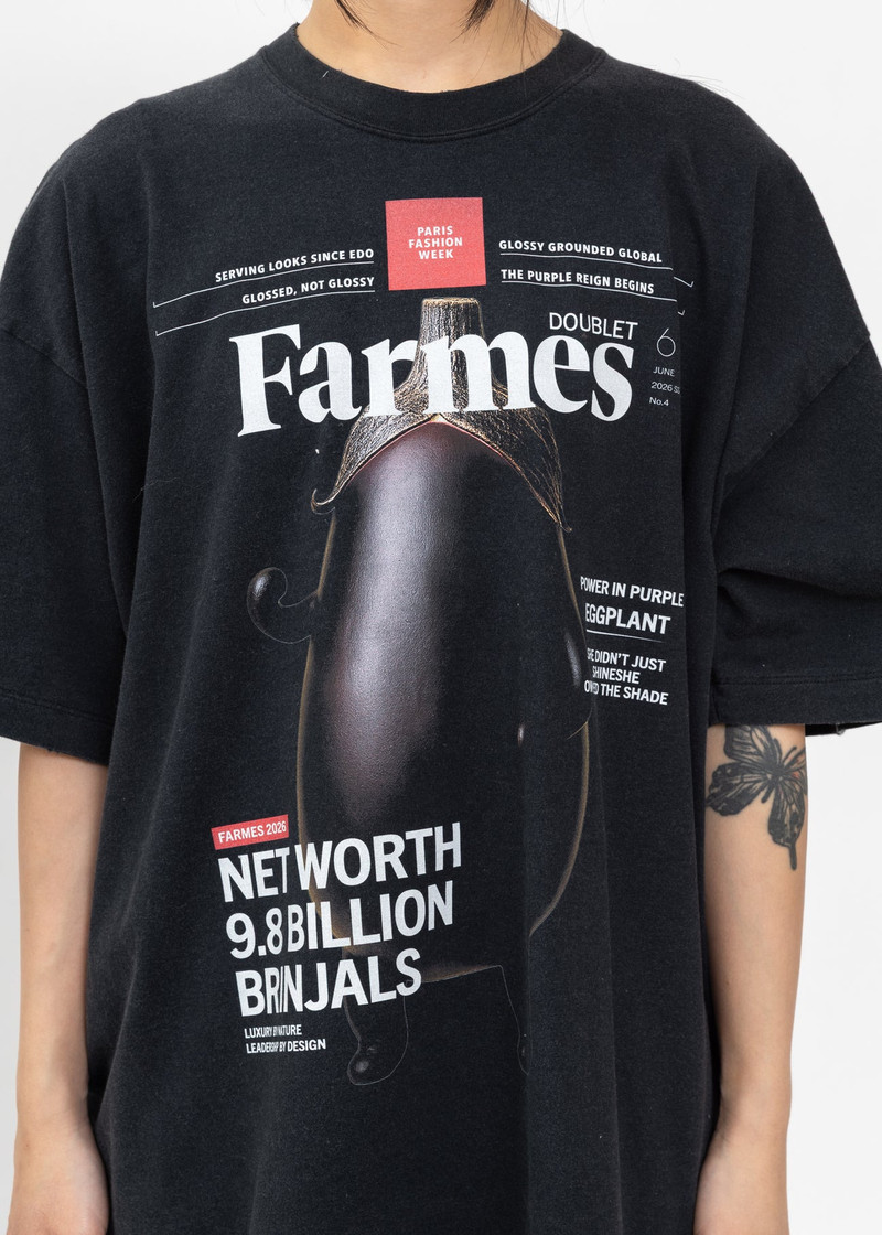 Black Farmes Magazine Cover T-Shirt 4
