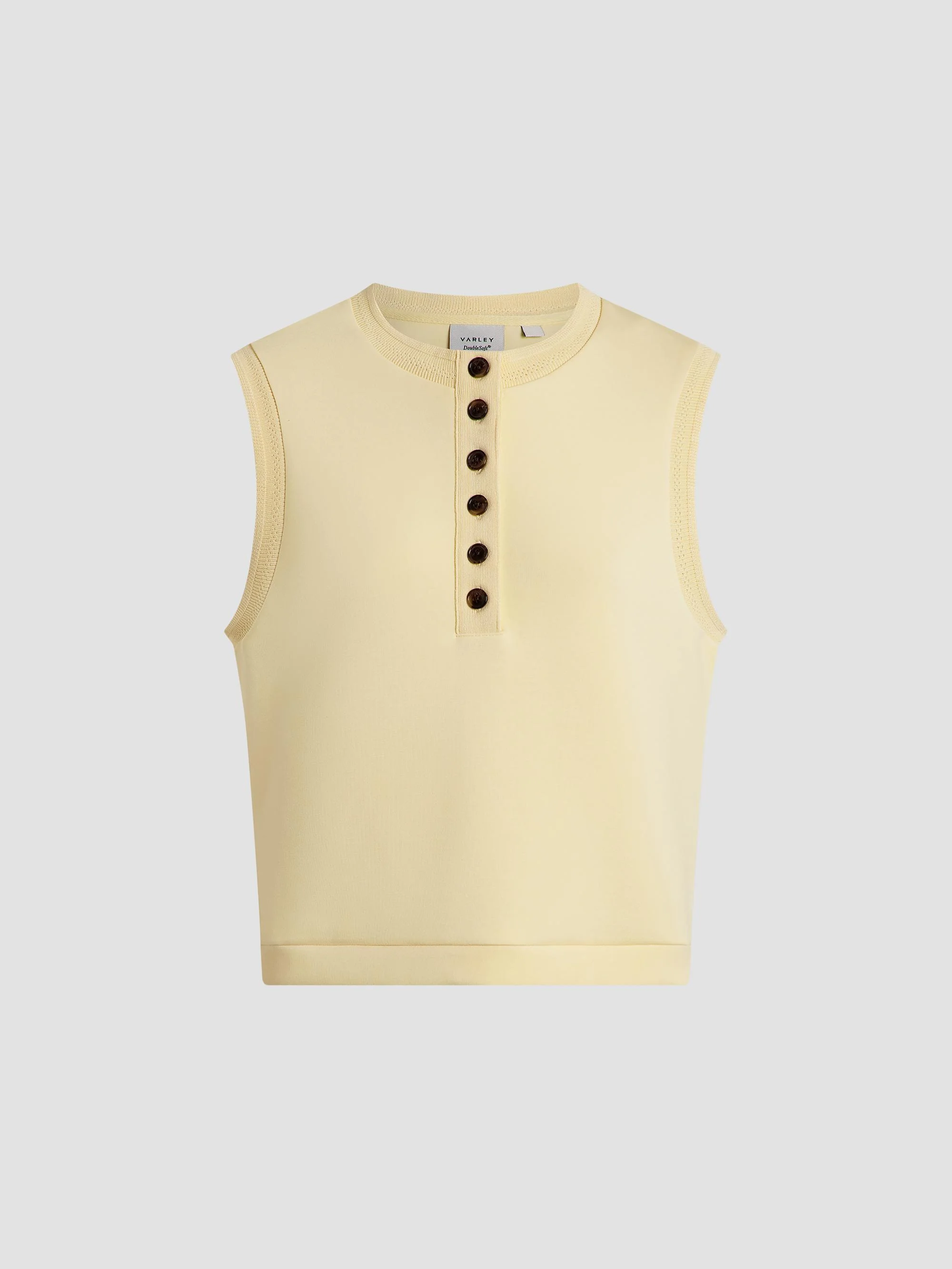 Women's Marla Button-Front Crop Tank - Anise Flower - 1