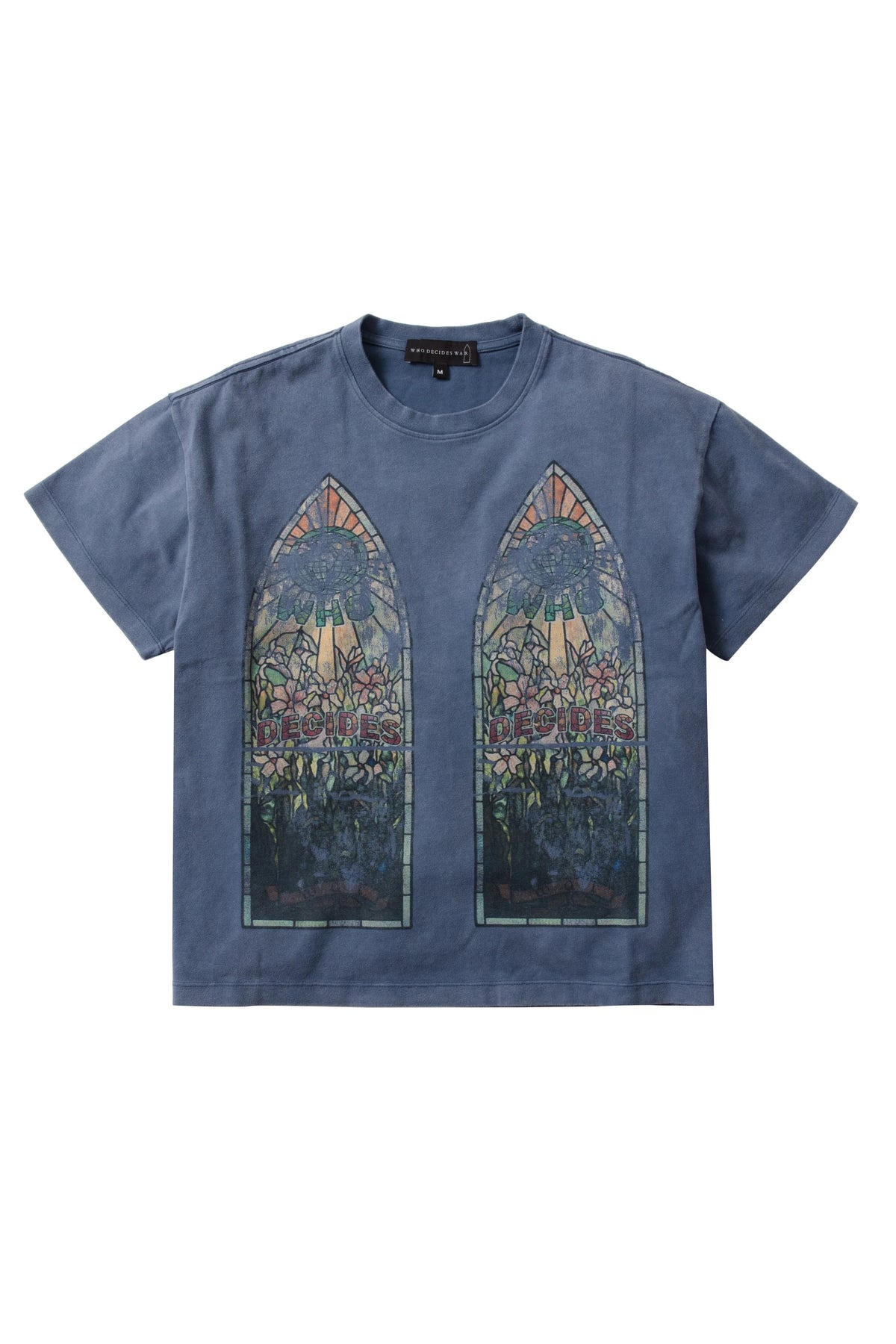 FADED JERSEY T-SHIRT (VINTAGE GREY) - 1
