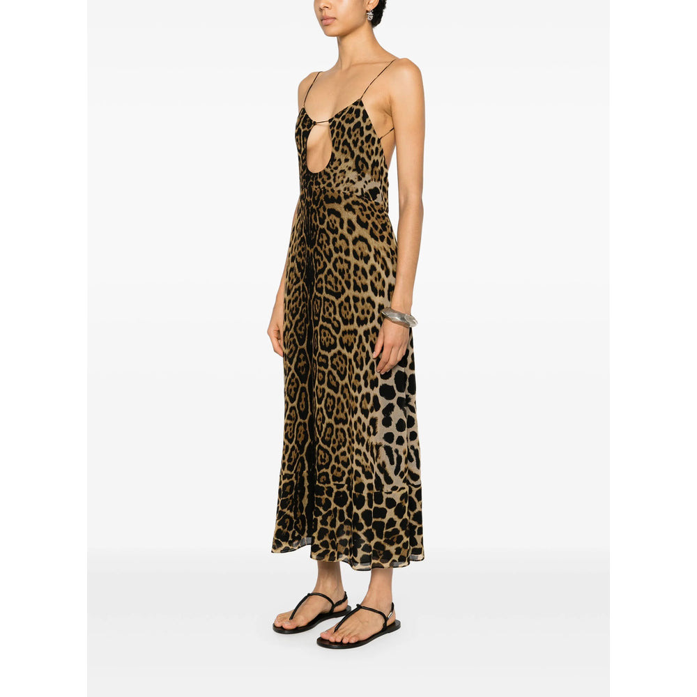 Saint Laurent Brown Dresses - Evening Dresses Women - 4