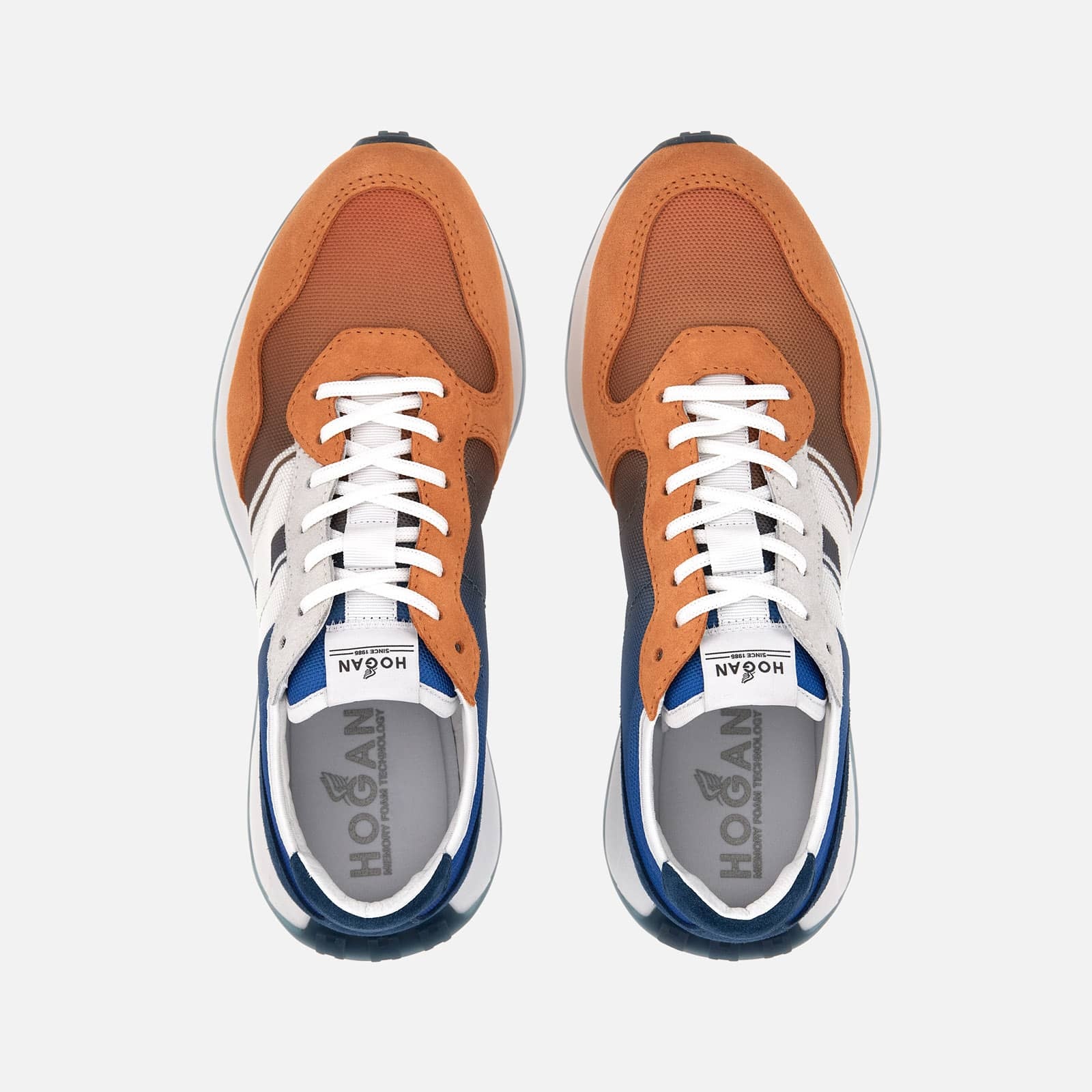 Sneakers Hogan H601 Blue Orange White - 4