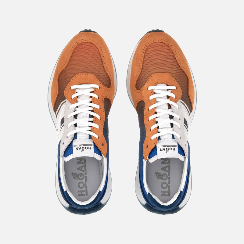 Sneakers Hogan H601 Blue Orange White 4