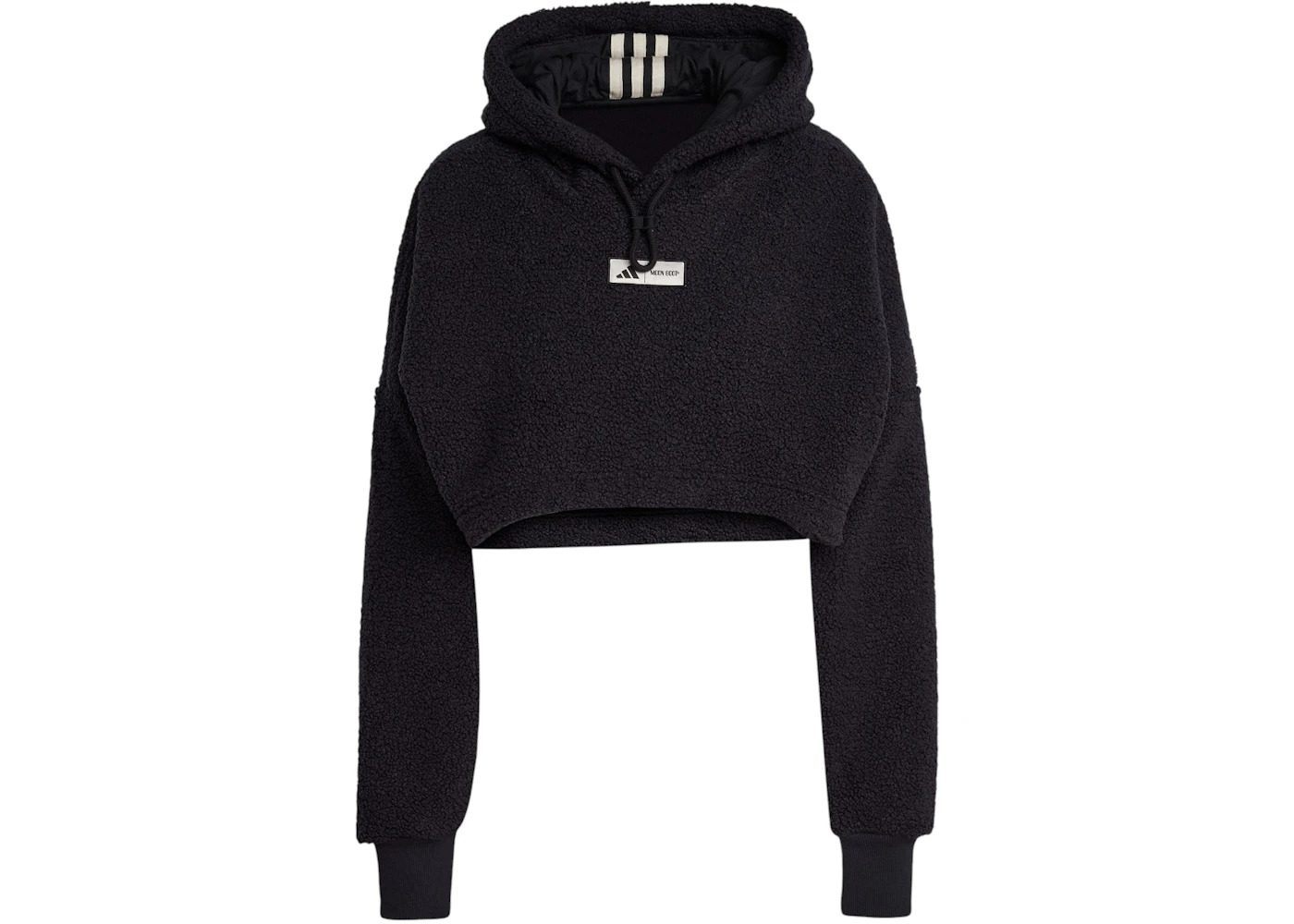 adidas Moon Boot Cropped Hoodie Black - 1