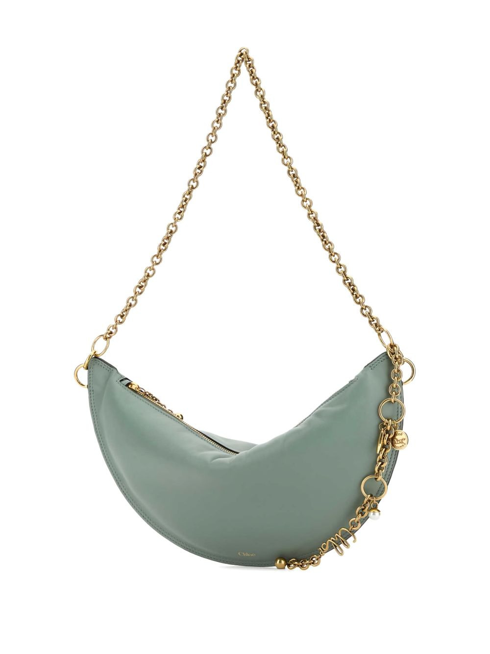 Icons crescent-shaped chain shoulder bag - 2
