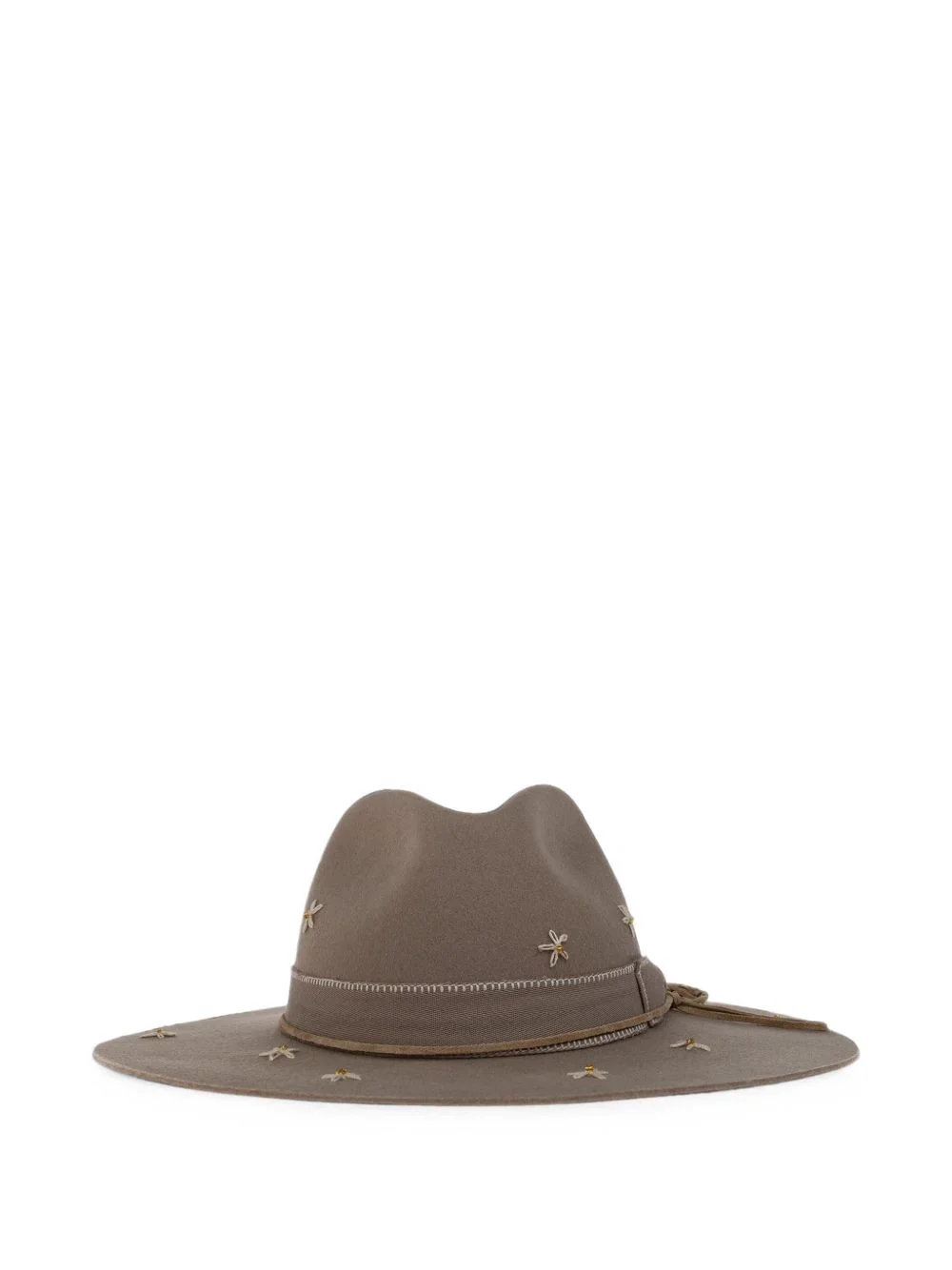 embroidered tassel-detail hat - 1