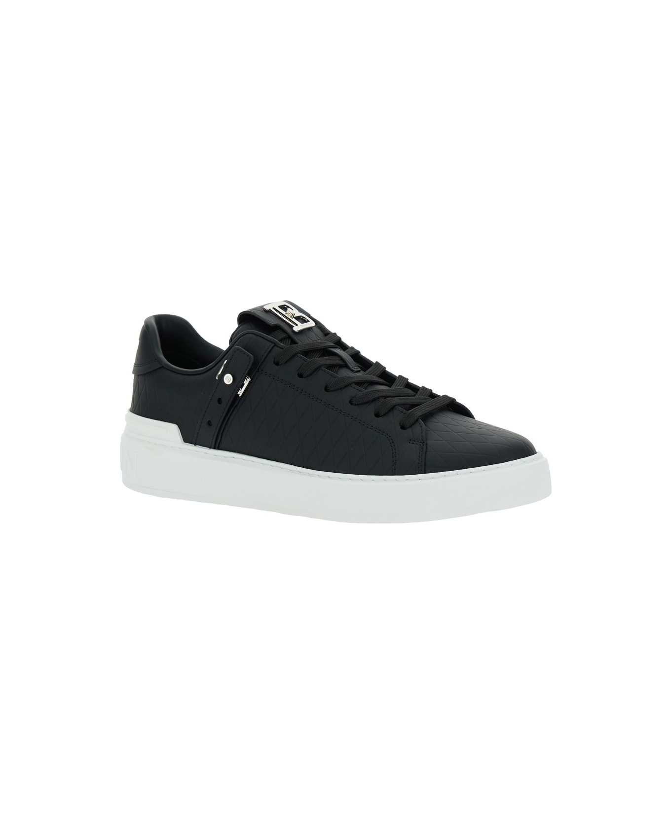 B-court B-buzz-grid Embossed Calfskin - 2