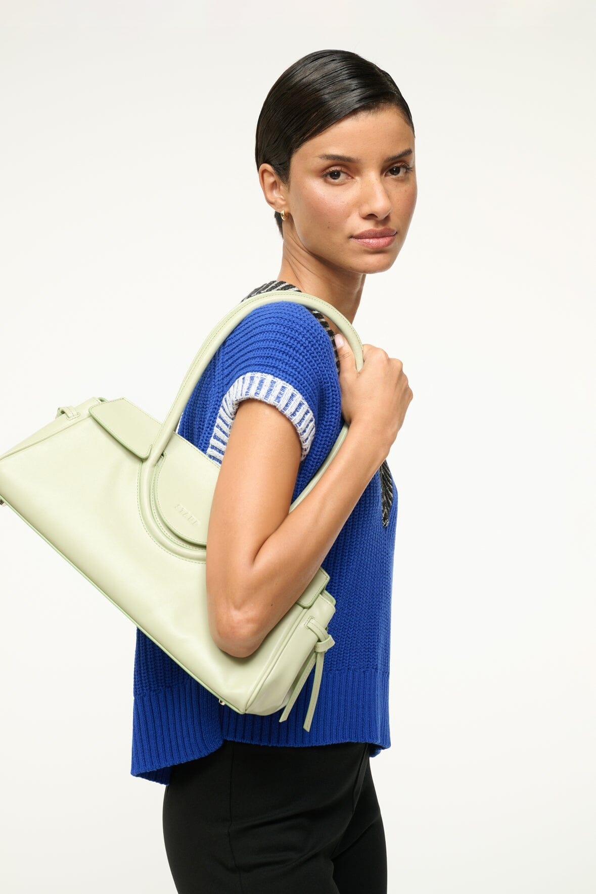 STAUD MAUDE SHOULDER BAG PALE JADE - 2