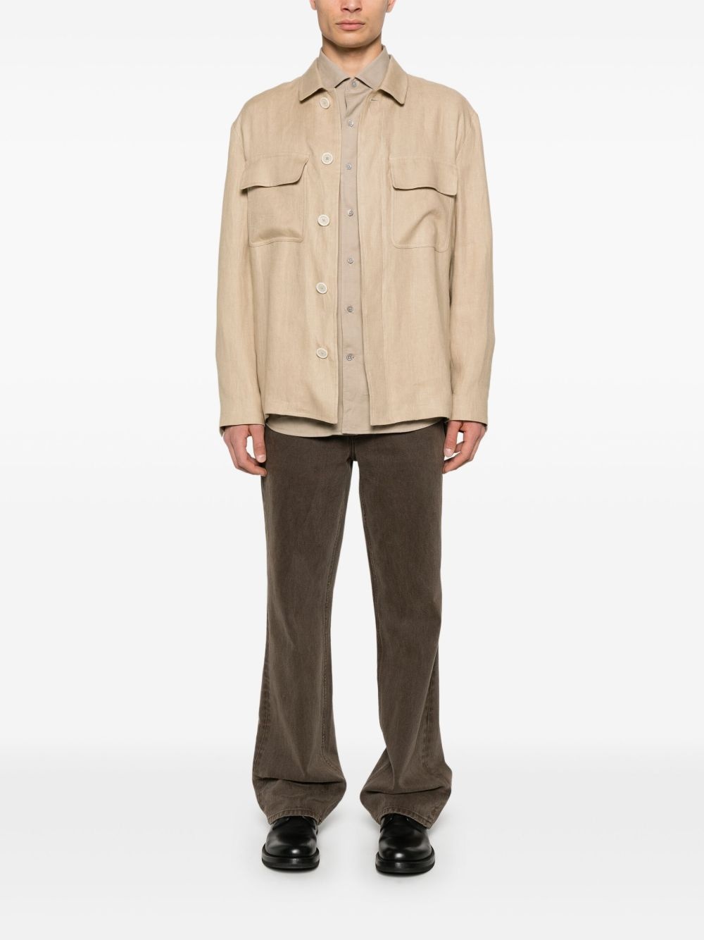 spread-collar shirt - 2