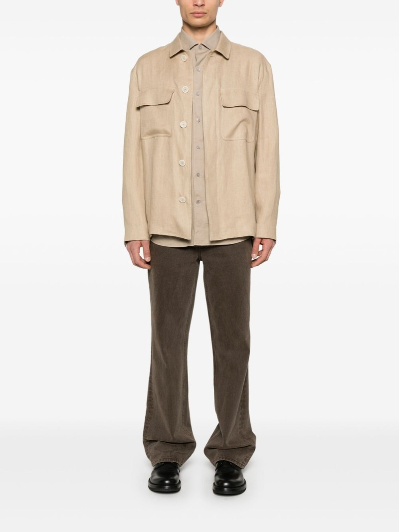 ZEGNA spread-collar shirt outlook