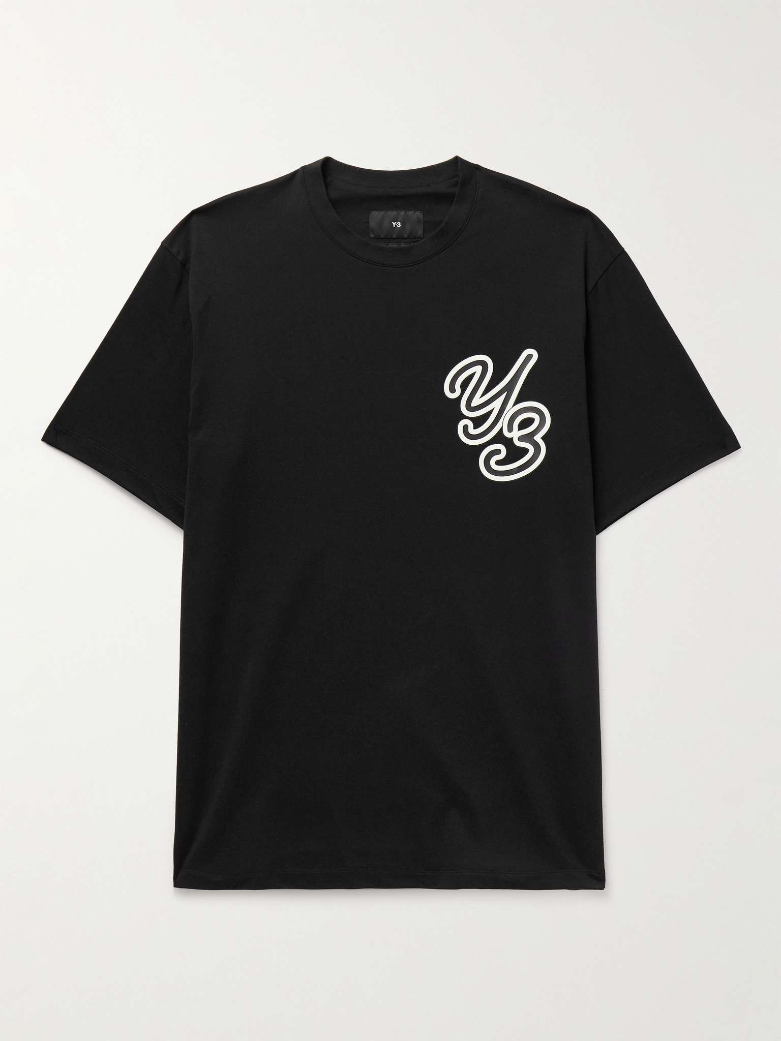 Y-3 GFX S/S logo-flocked T-shirt | eraldo | REVERSIBLE Y-3 GFX S/S logo-flocked T-shirt | eraldo | REVERSIBLE