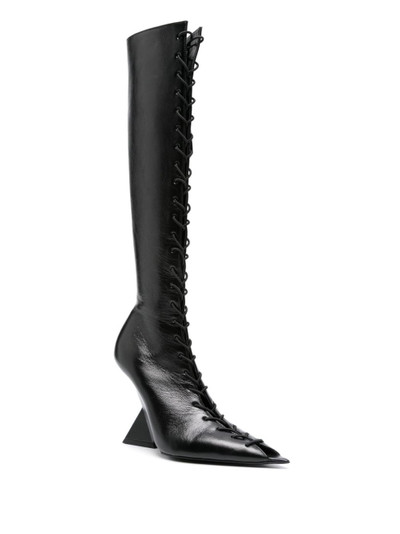 THE ATTICO Morgan pointed-toe boots outlook