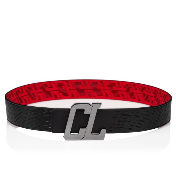 Happy Rui Cl Logo Belt BLACK/LOUBI/GUN METAL - 2