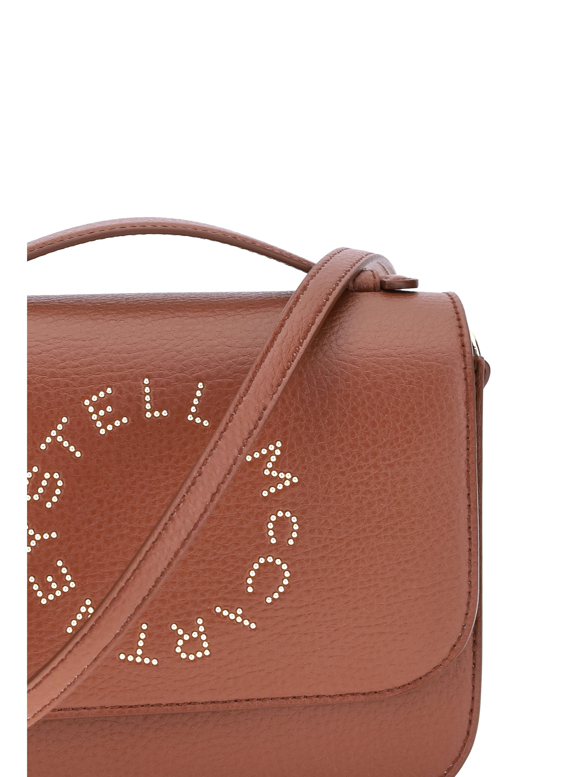 Stella Mccartney Women Logo Flap Bag Eco Embossed Grainy Alter - 4