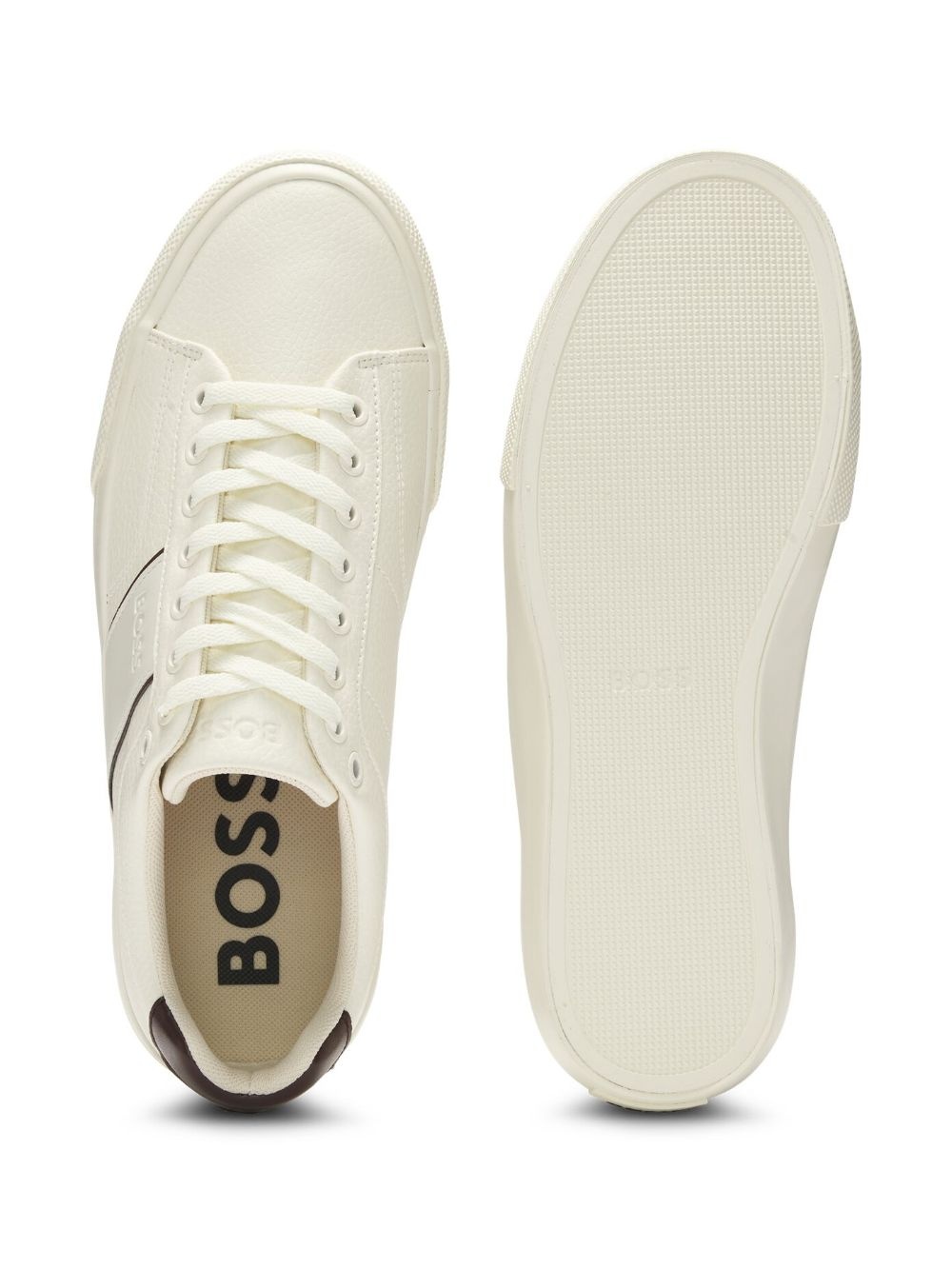 logo-debossed sneakers - 4
