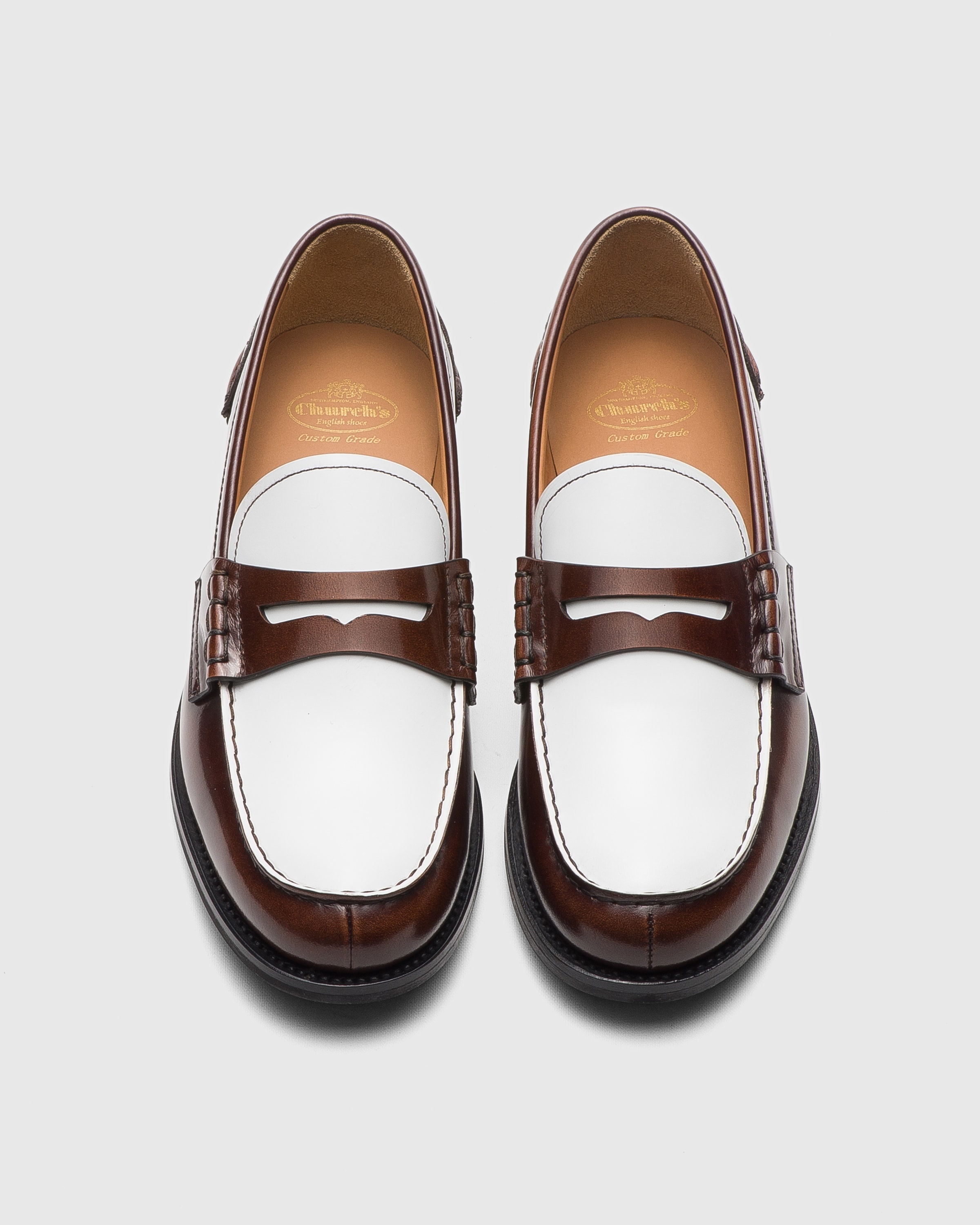 Fumé Brushed Calfskin Bicolor Loafer - 5