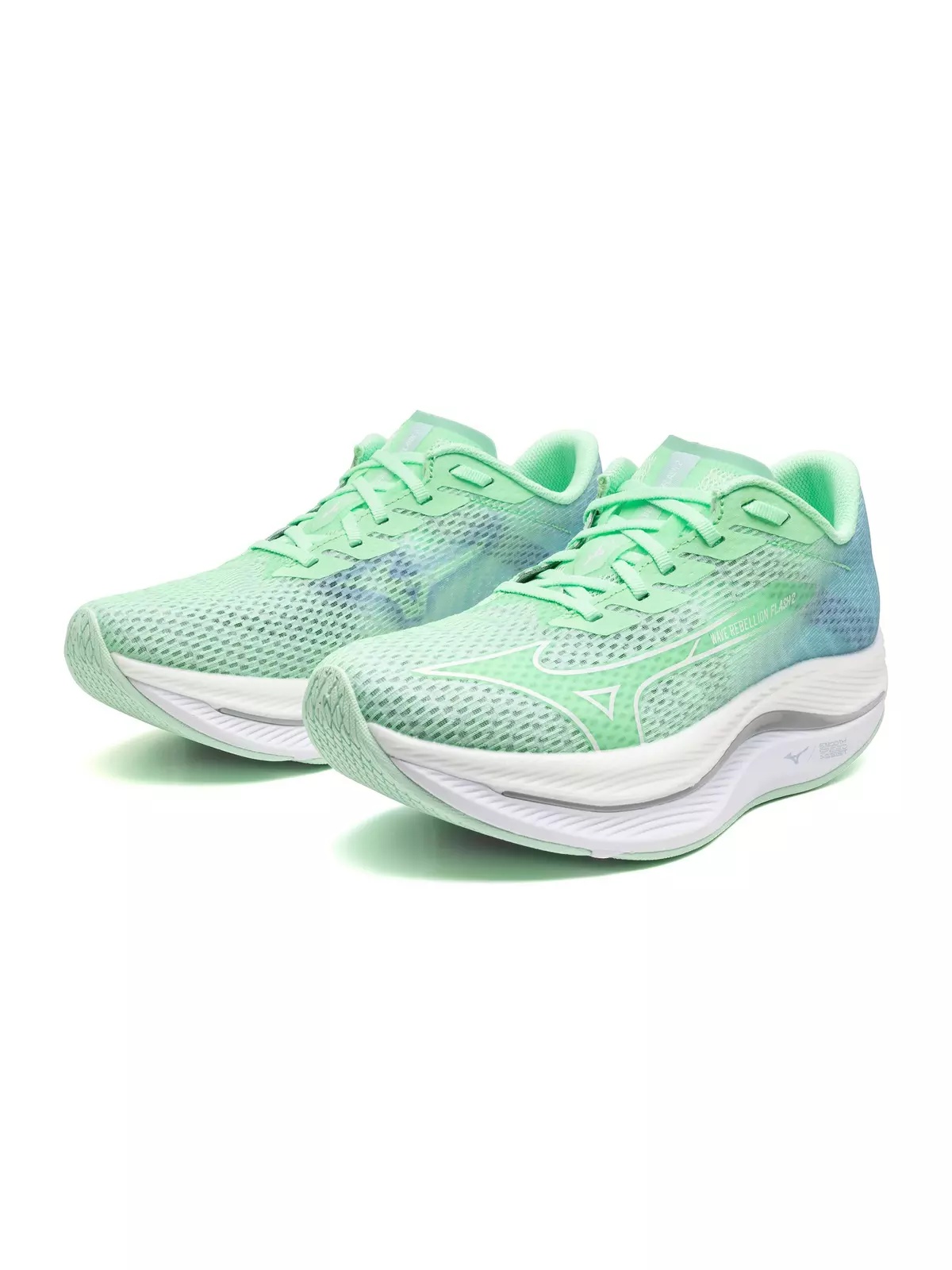 Wave Rebellion Flash 2 "Neo Mint/White" Women's Running Shoe - 5